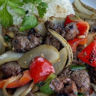 37. House Signature Shaken Beef - Bo Luc Lac