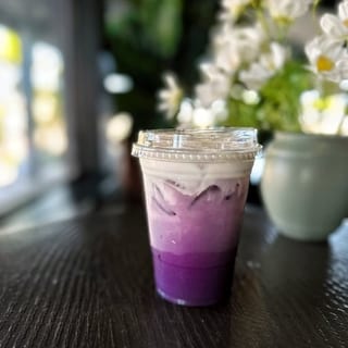 Coconut Taro Milk Tea (Decaf)