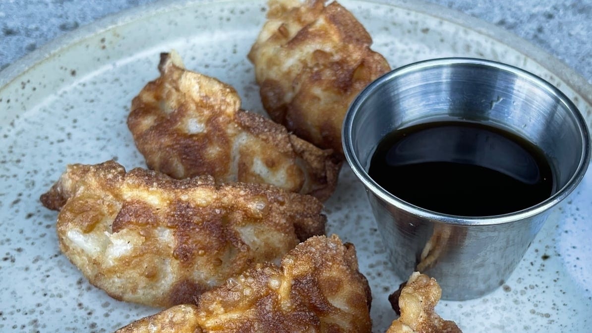 6. Chicken Gyozas.