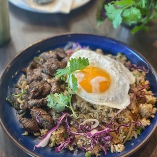 38. Signature Steak Filet Mignon (Cube) Garlic Butter Fried Rice