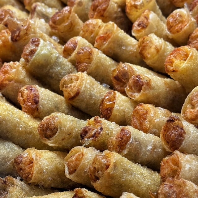 1. Crispy Egg Rolls.