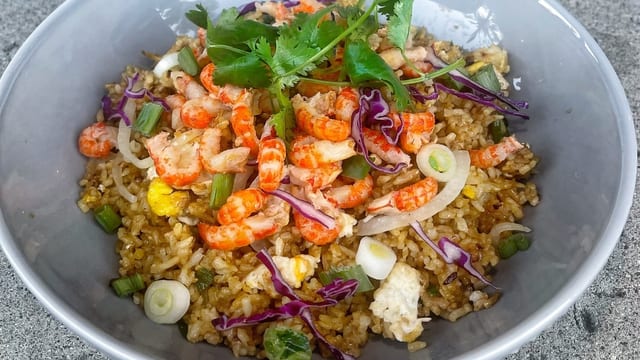49. Original Cajun Crawfish Meat Fried Rice.