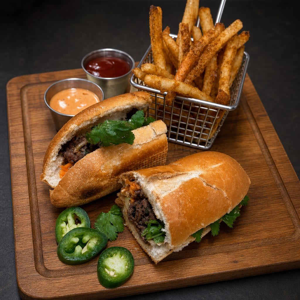 25. Grilled Lemongrass Pork Banh Mi.