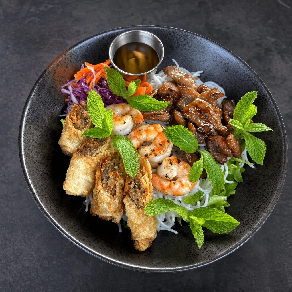 24. Signature Combo Vermicelli Lemongrass Tofu.