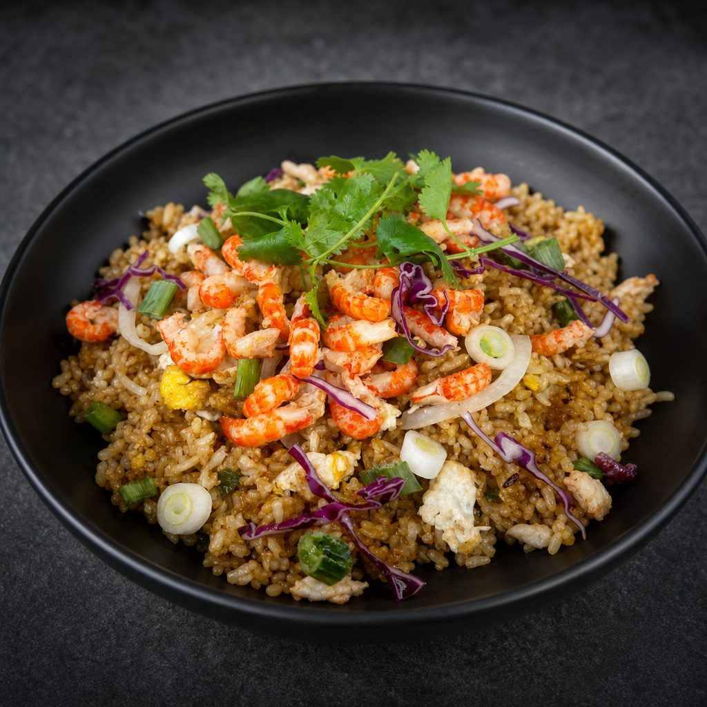 49. Original Cajun Crawfish Meat Fried Rice.