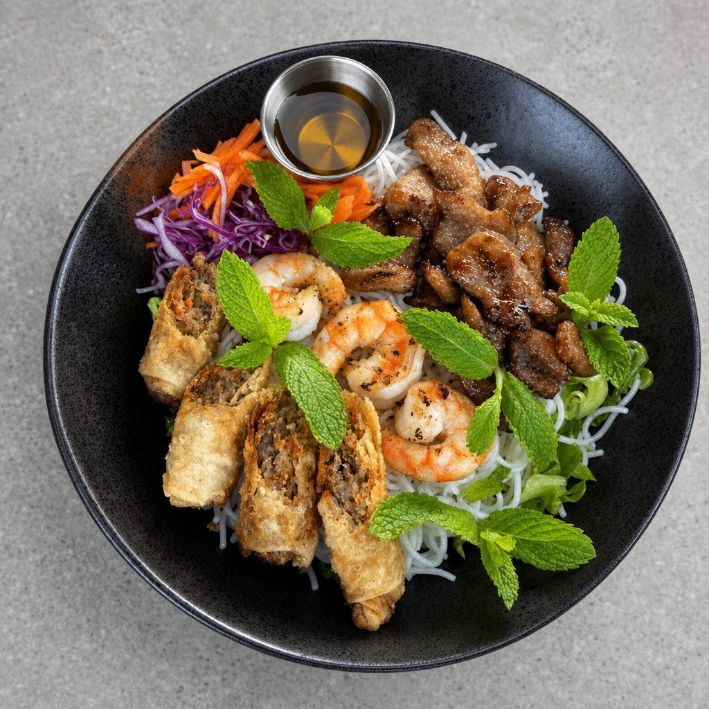 24. Signature Combo Vermicelli Lemongrass Beef.