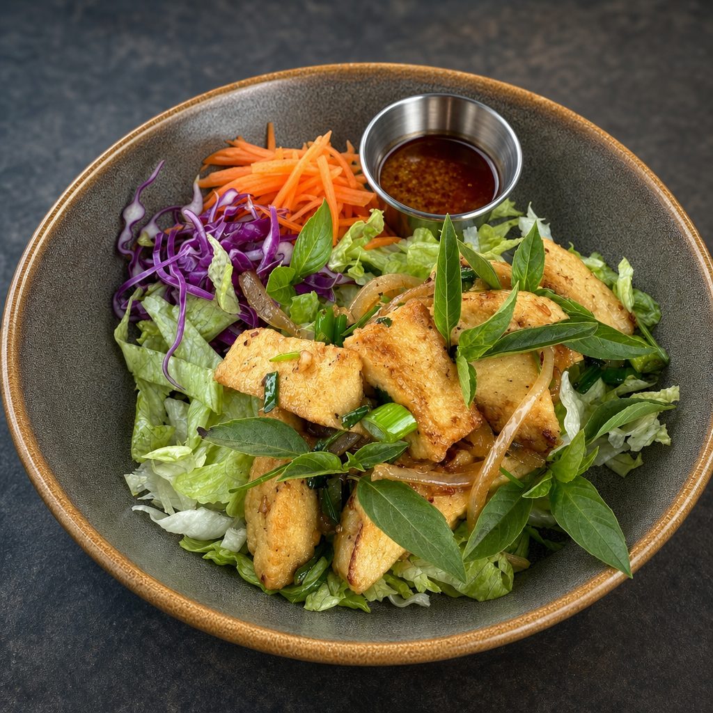 52. Sauteed Tofu Salad.