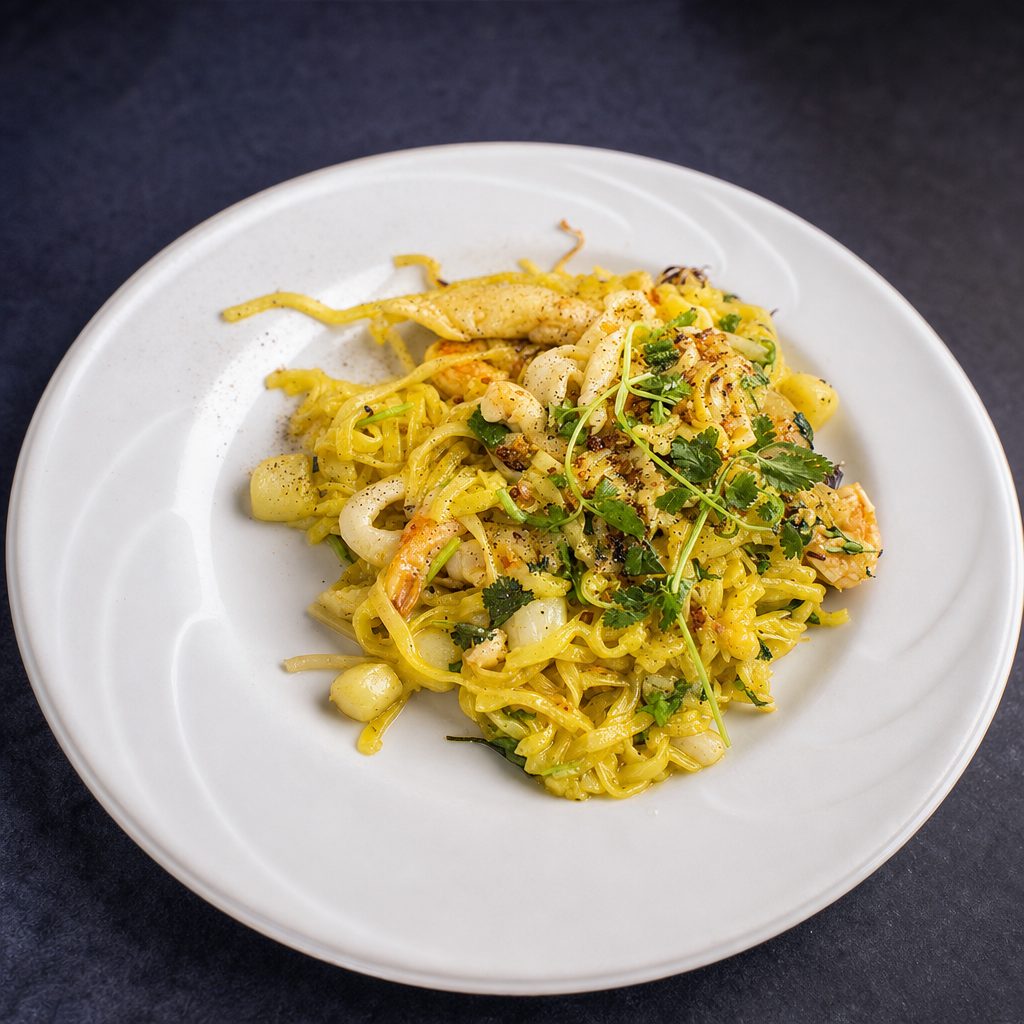 43. Deluxe Garlic Fried Rice or Noodle Thai Fusion.
