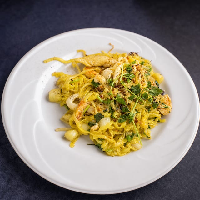 43. Deluxe Garlic Fried Rice or Noodle Thai Fusion.