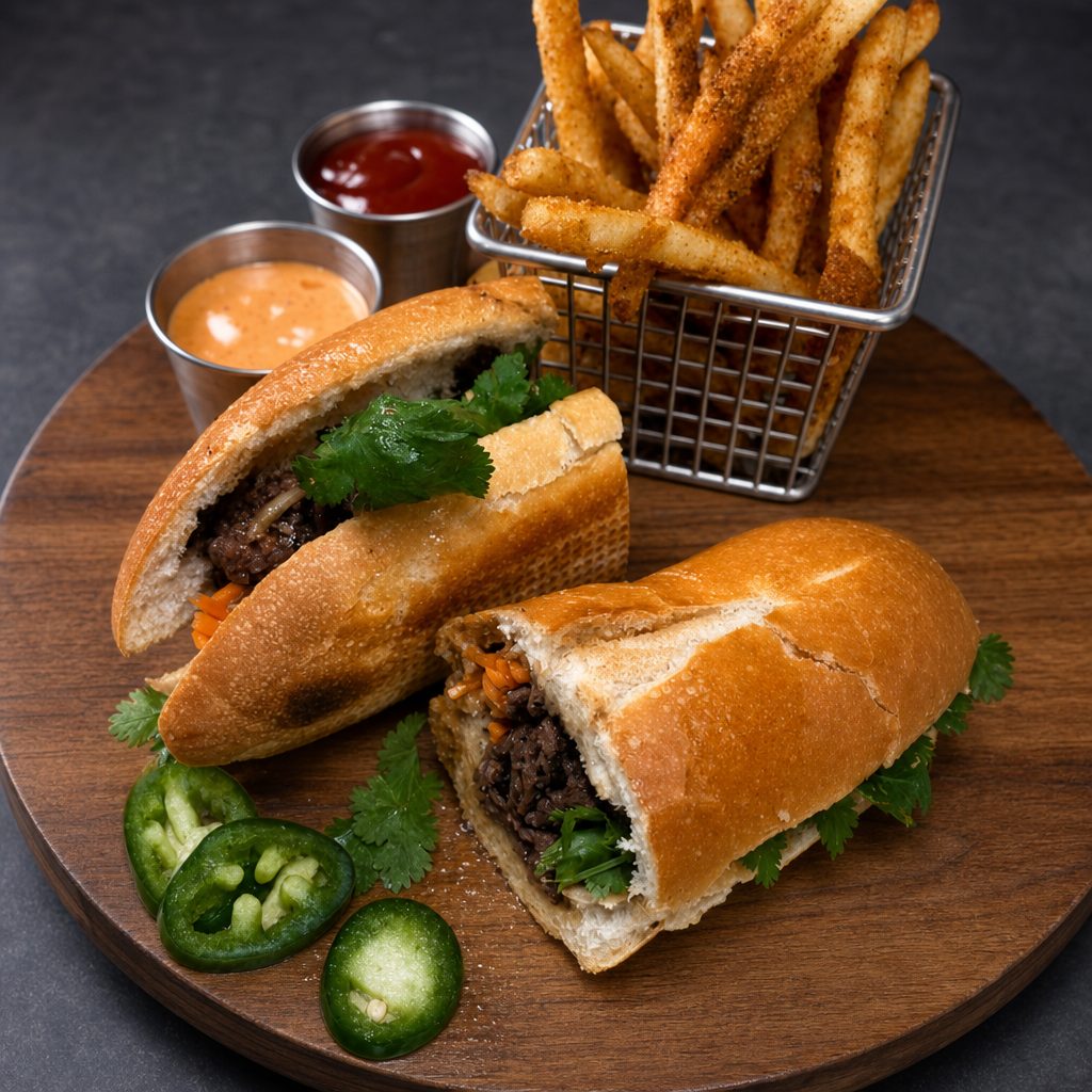 Lemongrass Tofu Banh Mi.