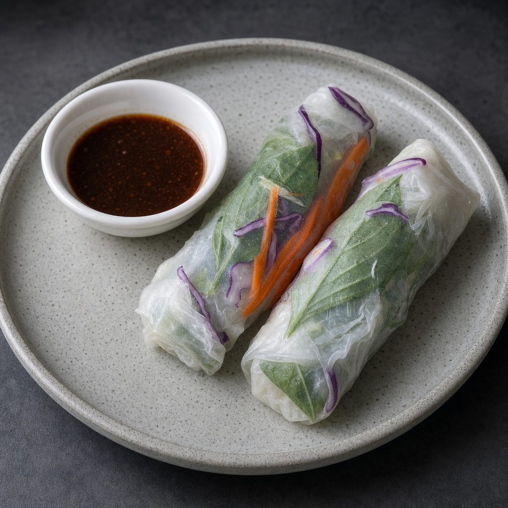 50. Lemongrass Tofu Spring Roll (2 Pcs).