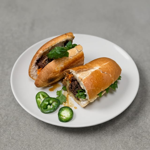 25. Grilled Lemongrass Pork Banh Mi.