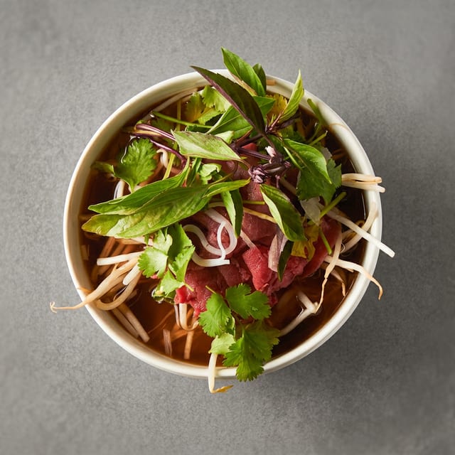 16. Phở Rare Ribeye Beef.