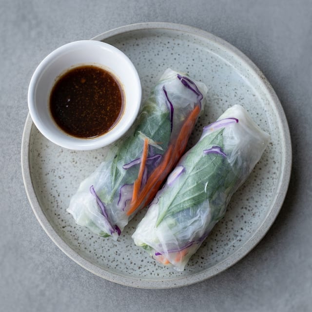 50. Lemongrass Tofu Spring Roll (2 Pcs).